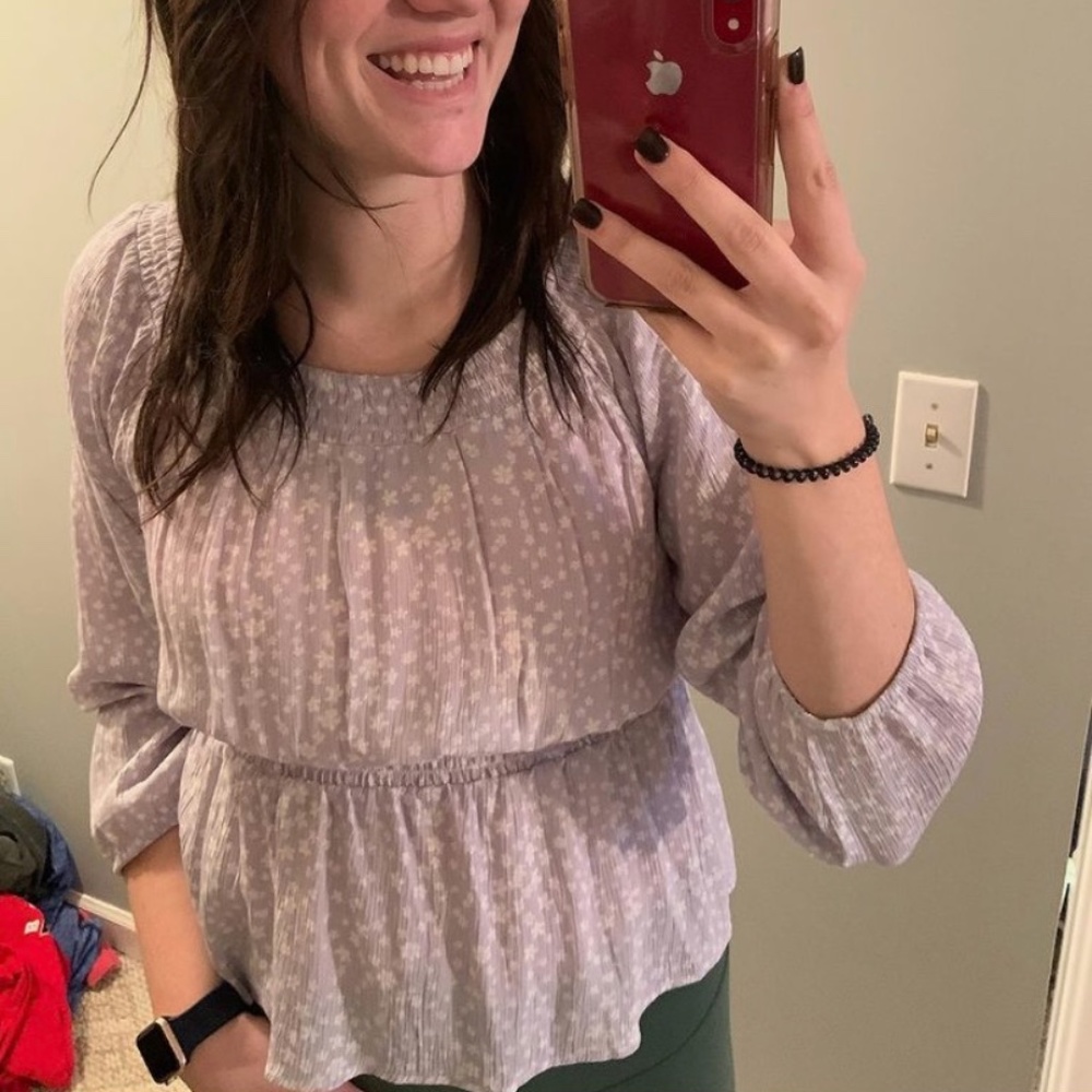 Lavender Long Sleeve Shirt